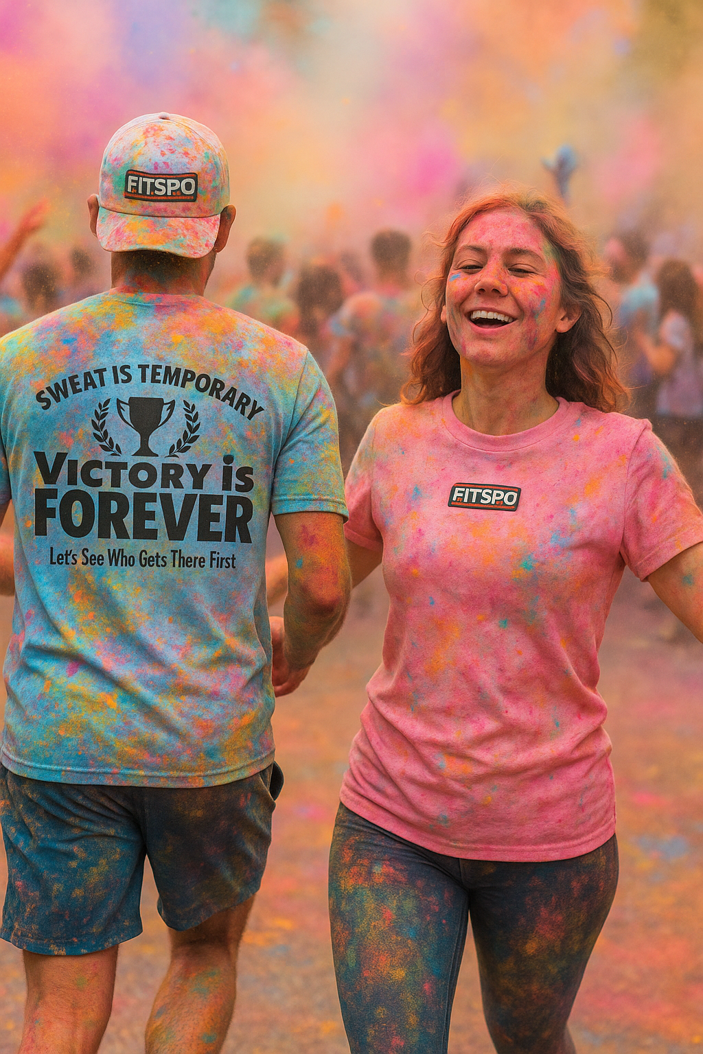 Sweat Is Temporary, Victory Is Forever • Unisex Wicking T-Shirt by Fitspo Threads