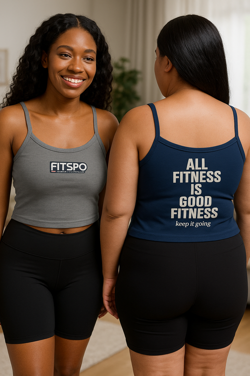 All Fitness is Good Fitness • Women’s Micro-Rib Crop Top by Fitspo Threads