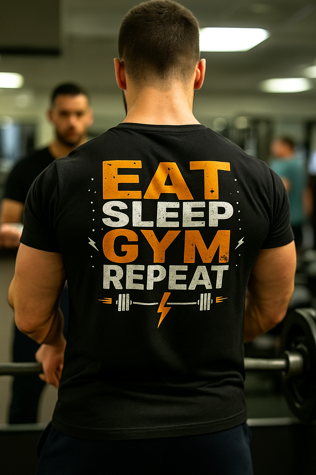 Eat Sleep Gym Repeat • Unisex Wicking Performance T-Shirt by Fitspo Threads