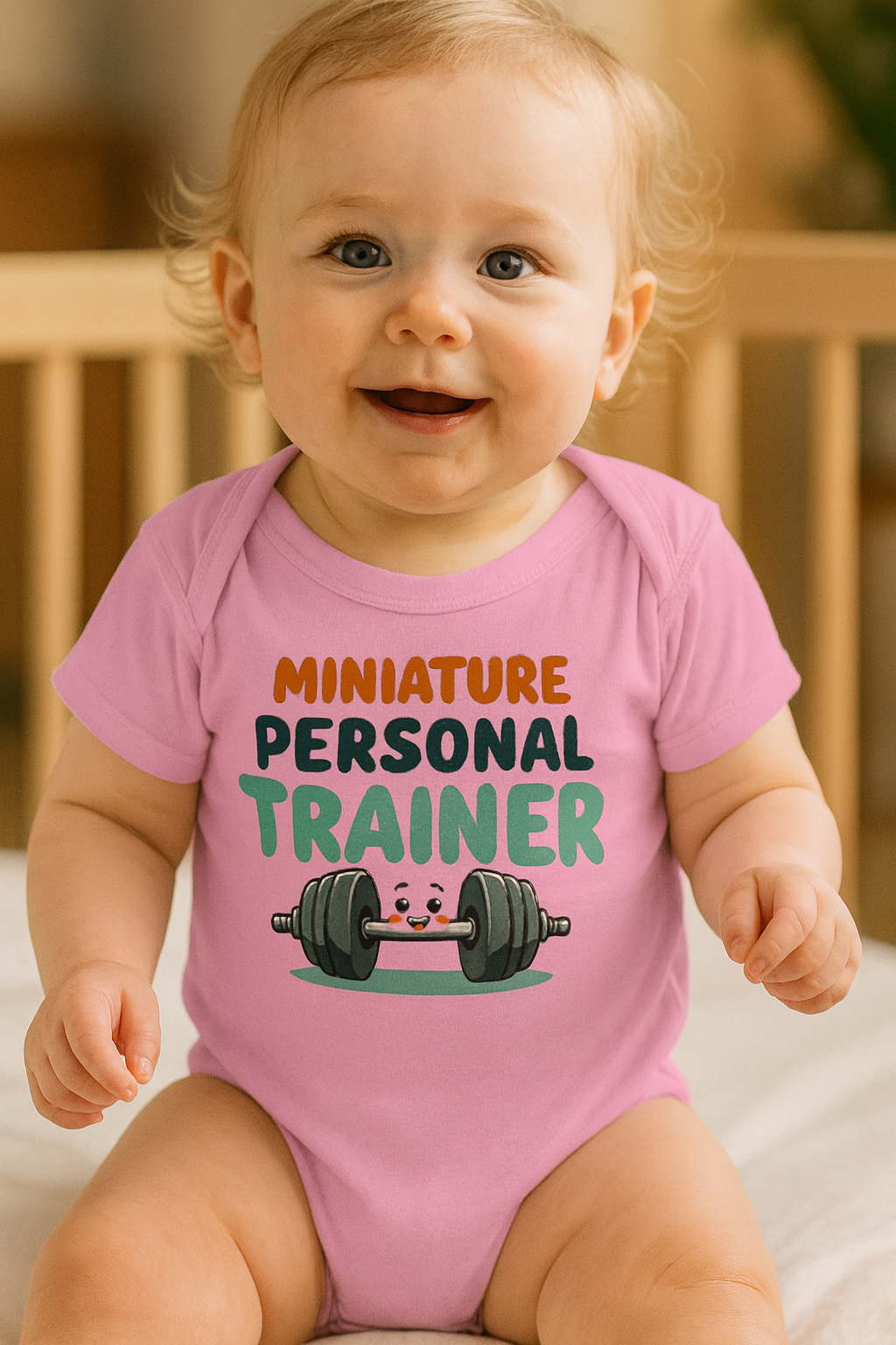 Miniature Personal Trainer • Baby Bodysuit by Fitspo Threads