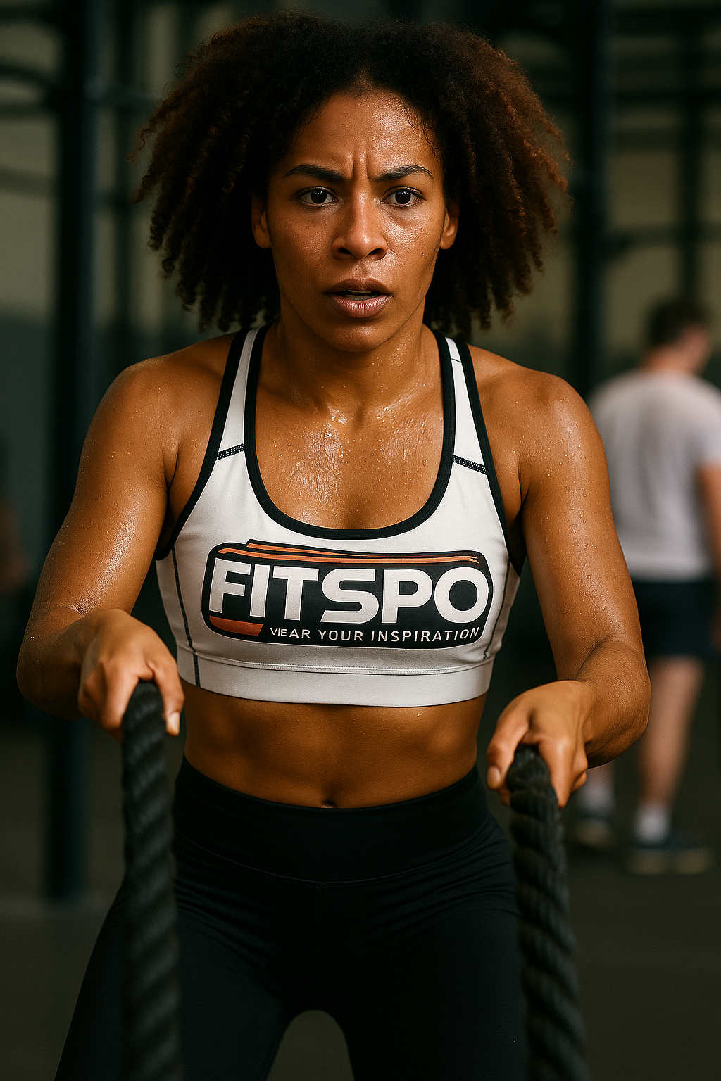 Fitspo Logo Sports Bra • Women’s Moisture-Wicking Performance Activewear