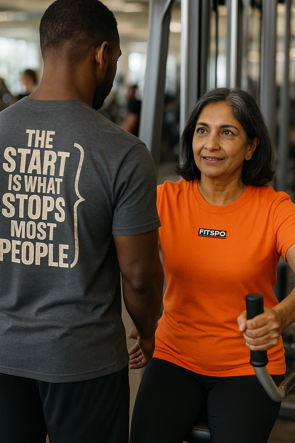 The Start Is What Stops Most People • Unisex Wicking T-Shirt by Fitspo Threads